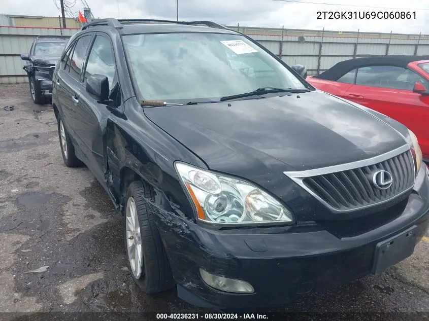 2009 Lexus Rx 350 VIN: 2T2GK31U69C060861 Lot: 40236231