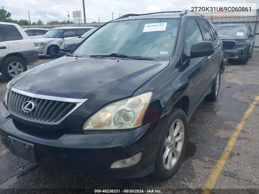 2009 Lexus Rx 350 VIN: 2T2GK31U69C060861 Lot: 40236231