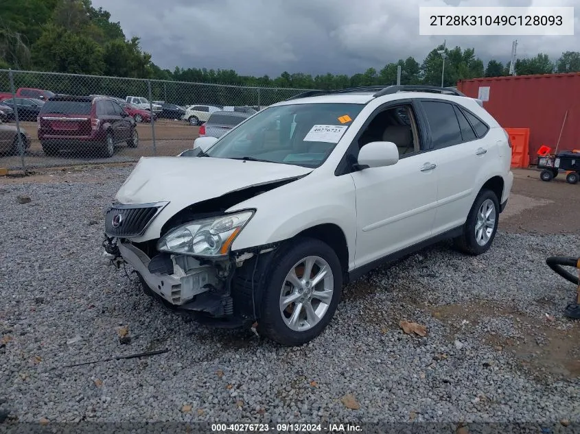 2009 Lexus Rx 350 VIN: 2T28K31049C128093 Lot: 40276723