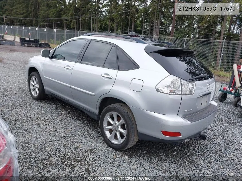 2T2HK31U59C117670 2009 Lexus Rx 350