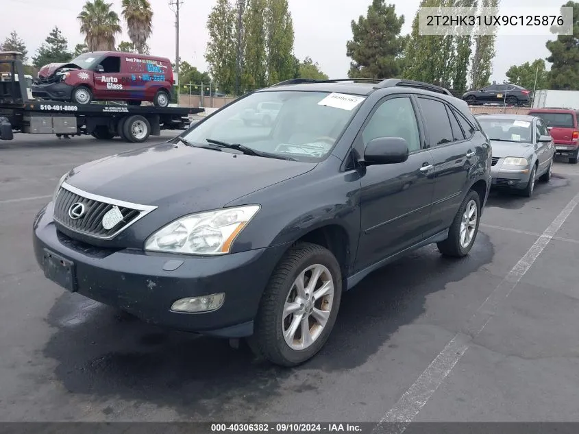 2009 Lexus Rx 350 VIN: 2T2HK31UX9C125876 Lot: 40306382