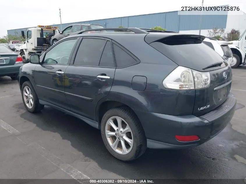 2009 Lexus Rx 350 VIN: 2T2HK31UX9C125876 Lot: 40306382