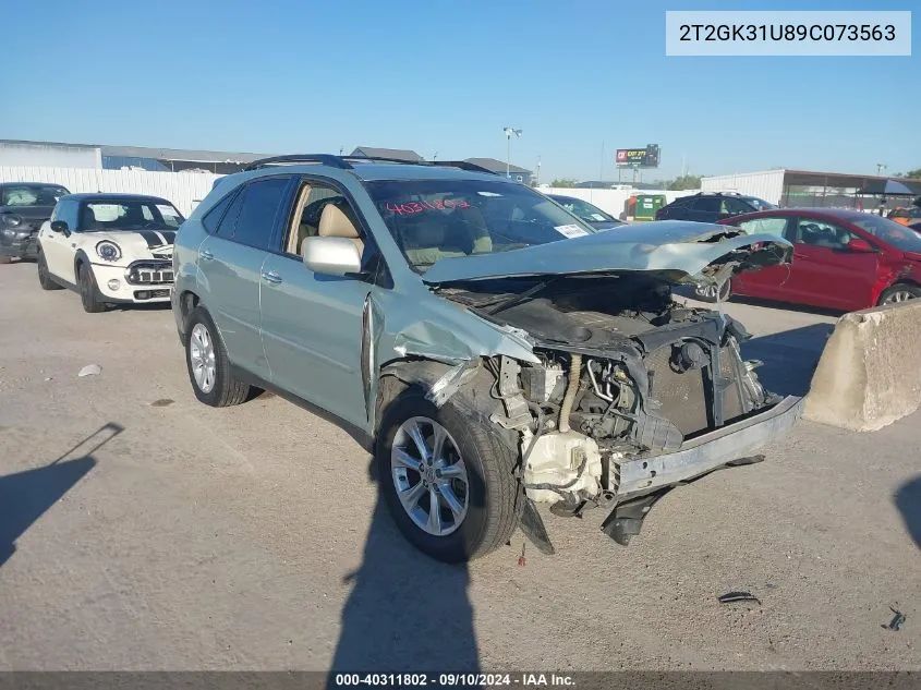 2009 Lexus Rx 350 VIN: 2T2GK31U89C073563 Lot: 40311802