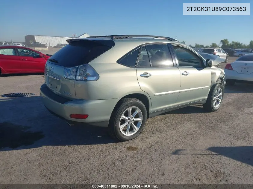 2009 Lexus Rx 350 VIN: 2T2GK31U89C073563 Lot: 40311802