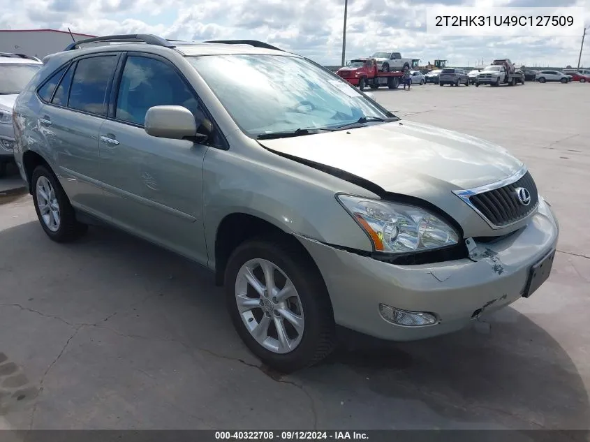 2009 Lexus Rx 350 VIN: 2T2HK31U49C127509 Lot: 40322708