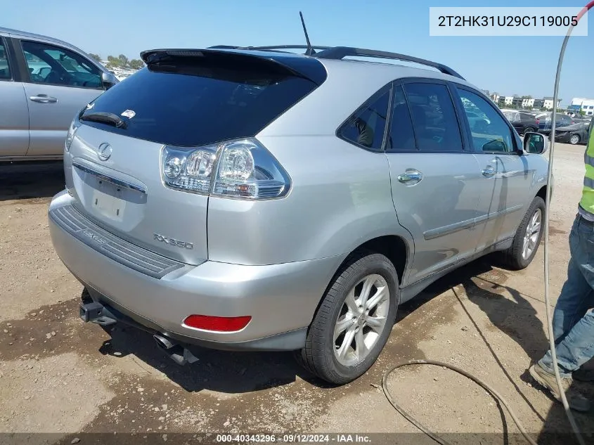 2T2HK31U29C119005 2009 Lexus Rx 350