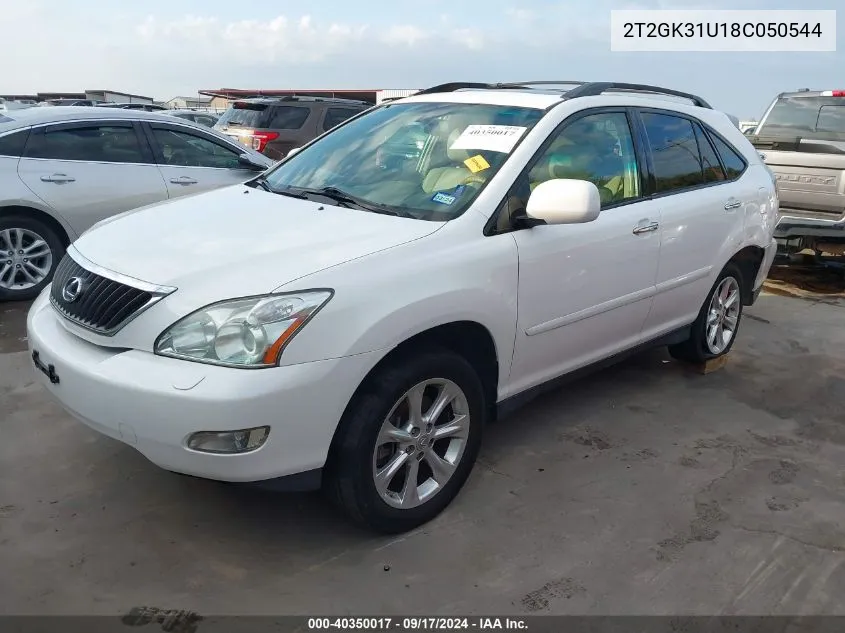 2009 Lexus Rx 350 VIN: 2T2GK31U18C050544 Lot: 40350017