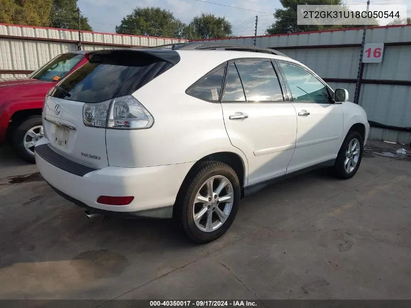 2009 Lexus Rx 350 VIN: 2T2GK31U18C050544 Lot: 40350017