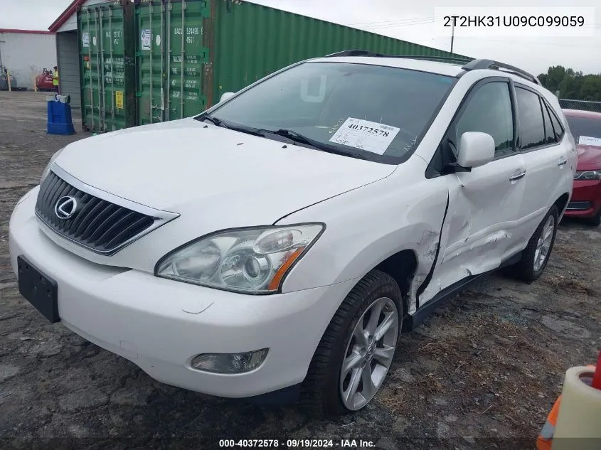 2T2HK31U09C099059 2009 Lexus Rx 350