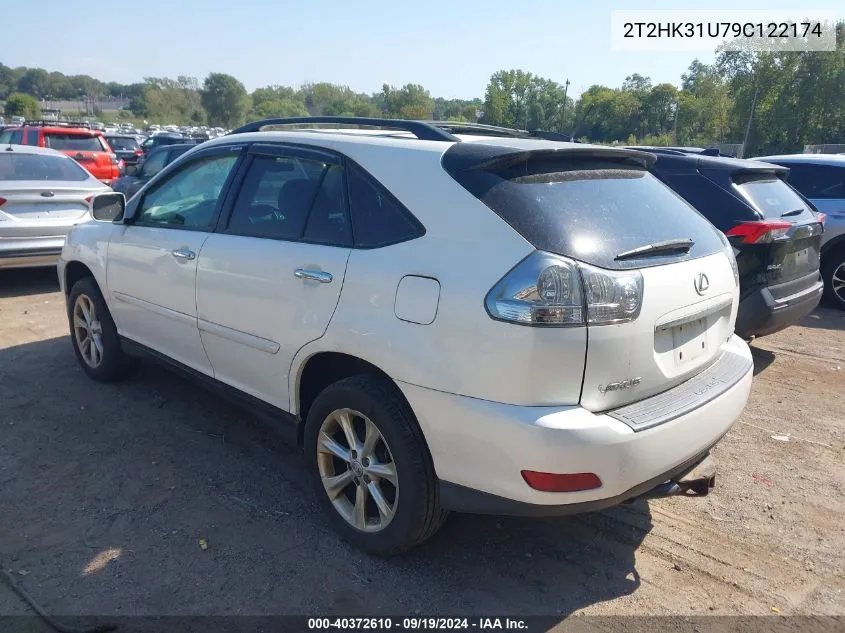 2009 Lexus Rx 350 VIN: 2T2HK31U79C122174 Lot: 40372610