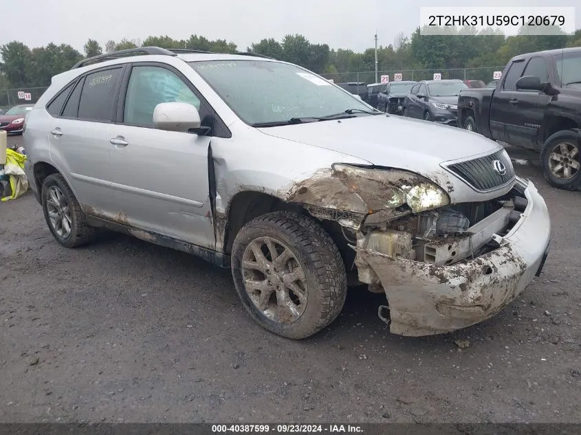 2009 Lexus Rx 350 VIN: 2T2HK31U59C120679 Lot: 40387599