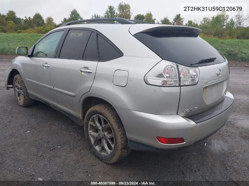 2T2HK31U59C120679 2009 Lexus Rx 350