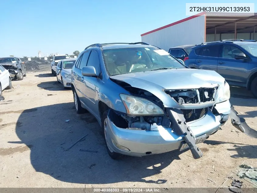 2009 Lexus Rx 350 VIN: 2T2HK31U99C133953 Lot: 40388303