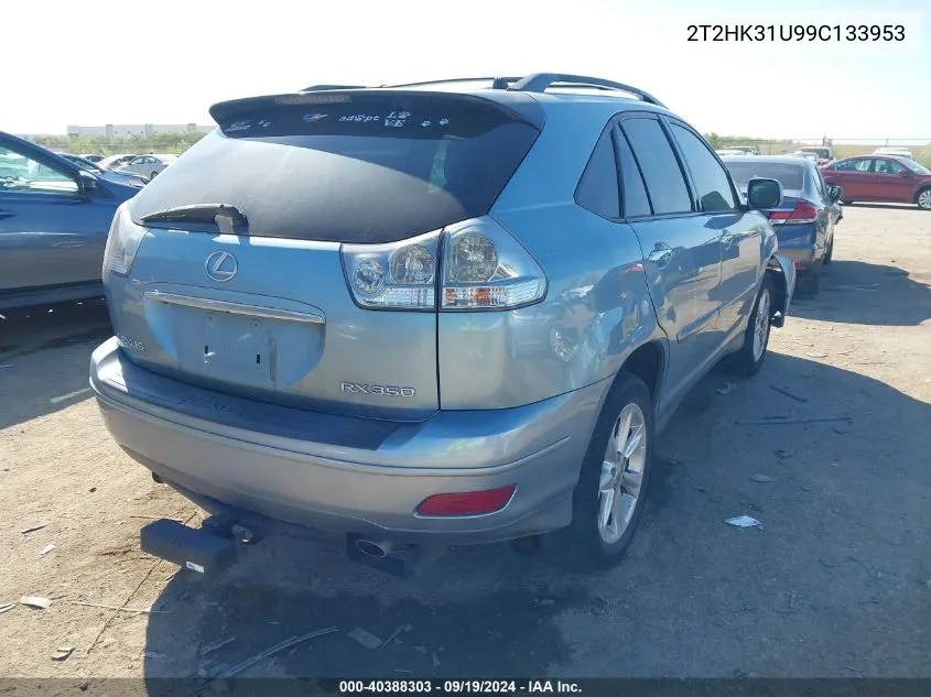 2T2HK31U99C133953 2009 Lexus Rx 350