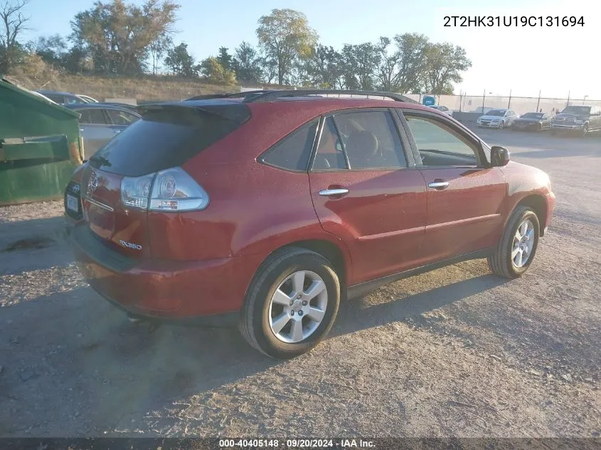 2T2HK31U19C131694 2009 Lexus Rx 350