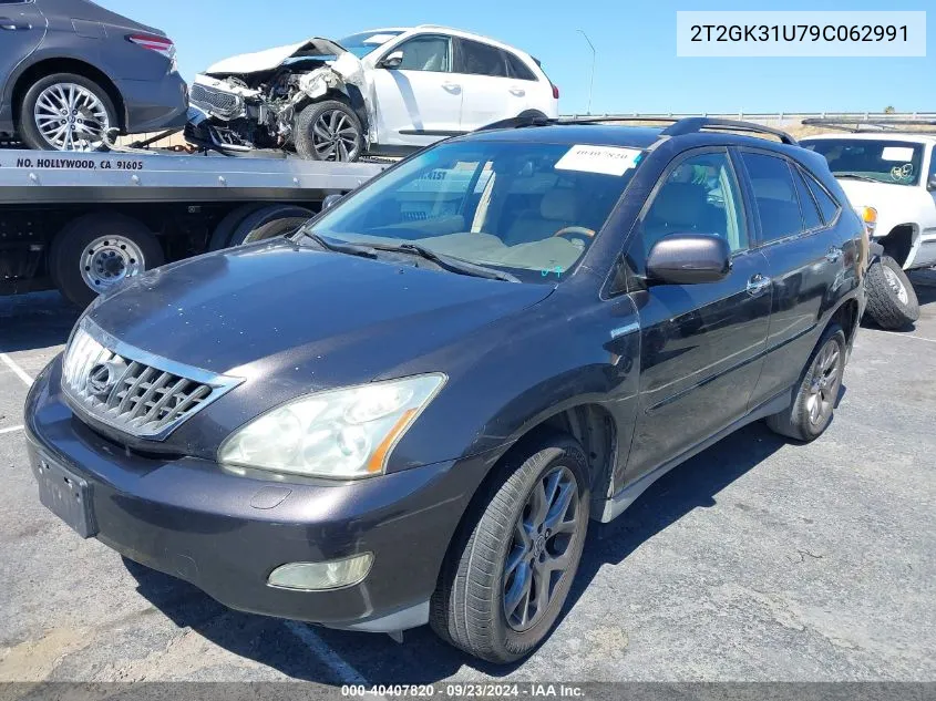 2009 Lexus Rx 350 VIN: 2T2GK31U79C062991 Lot: 40407820