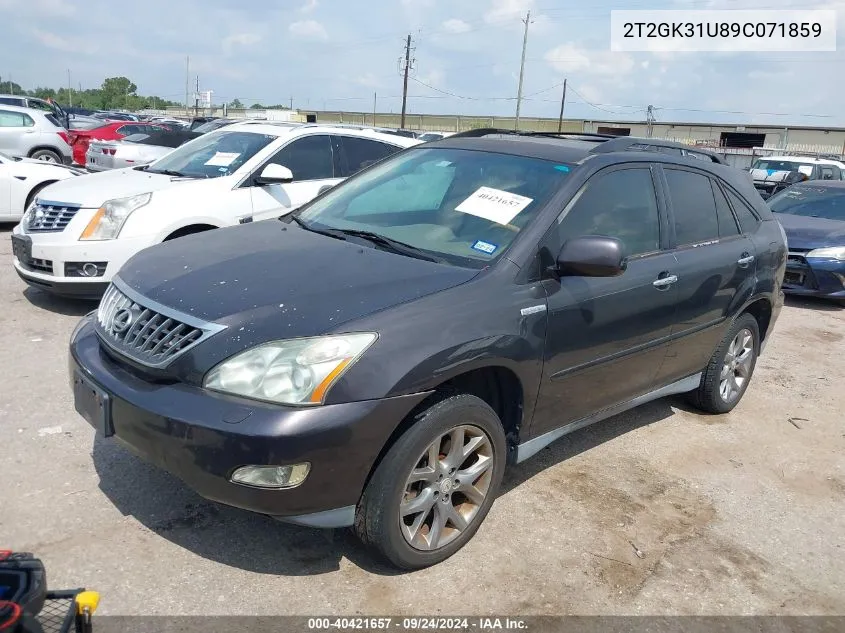 2T2GK31U89C071859 2009 Lexus Rx 350 350