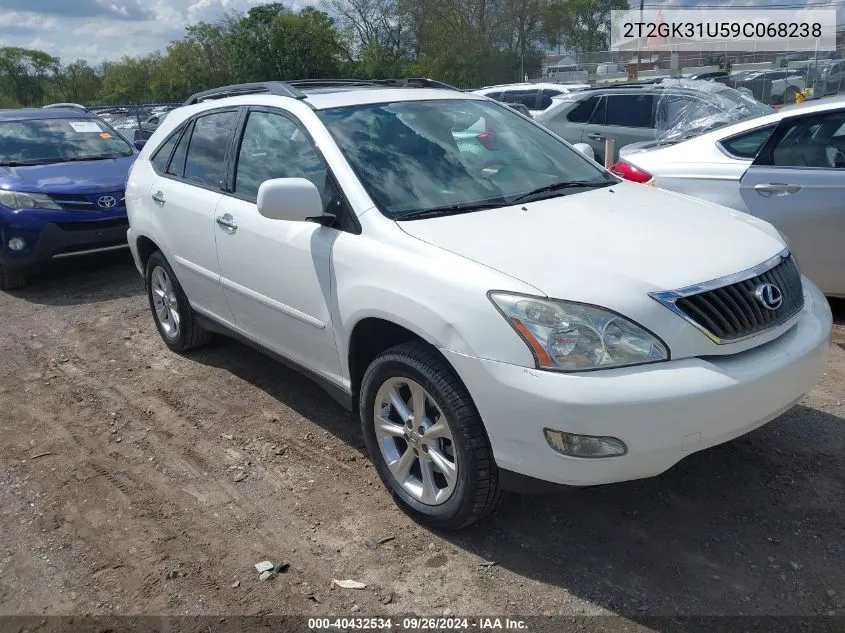 2009 Lexus Rx 350 VIN: 2T2GK31U59C068238 Lot: 40432534