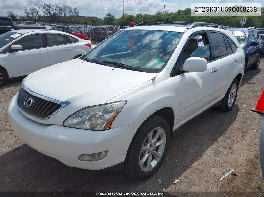 2009 Lexus Rx 350 VIN: 2T2GK31U59C068238 Lot: 40432534