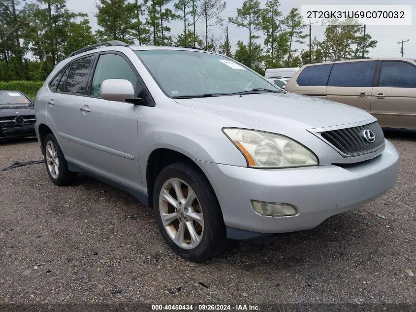 2009 Lexus Rx 350 350 VIN: 2T2GK31U69C070032 Lot: 40450434