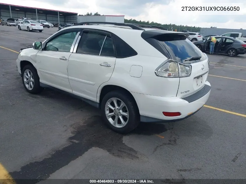 2009 Lexus Rx 350 VIN: 2T2GK31UX9C066050 Lot: 40464903