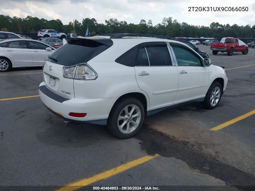 2009 Lexus Rx 350 VIN: 2T2GK31UX9C066050 Lot: 40464903