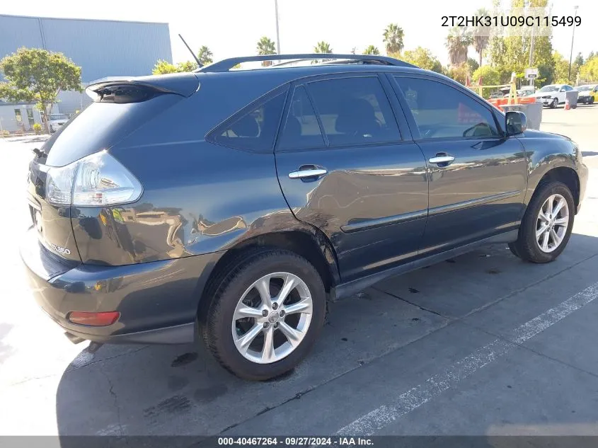 2T2HK31U09C115499 2009 Lexus Rx 350