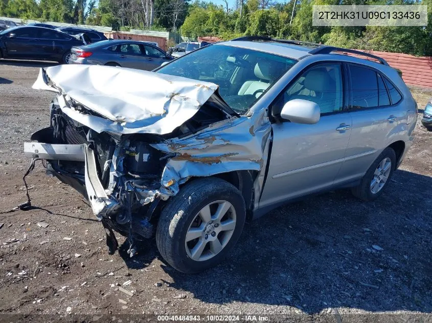 2009 Lexus Rx 350 VIN: 2T2HK31U09C133436 Lot: 40484943