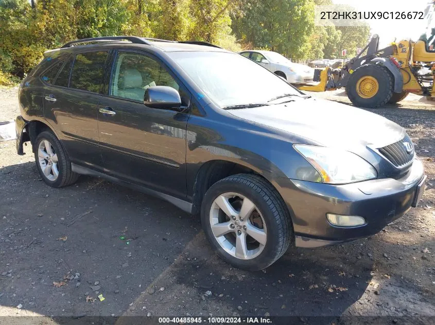 2009 Lexus Rx 350 VIN: 2T2HK31UX9C126672 Lot: 40485945