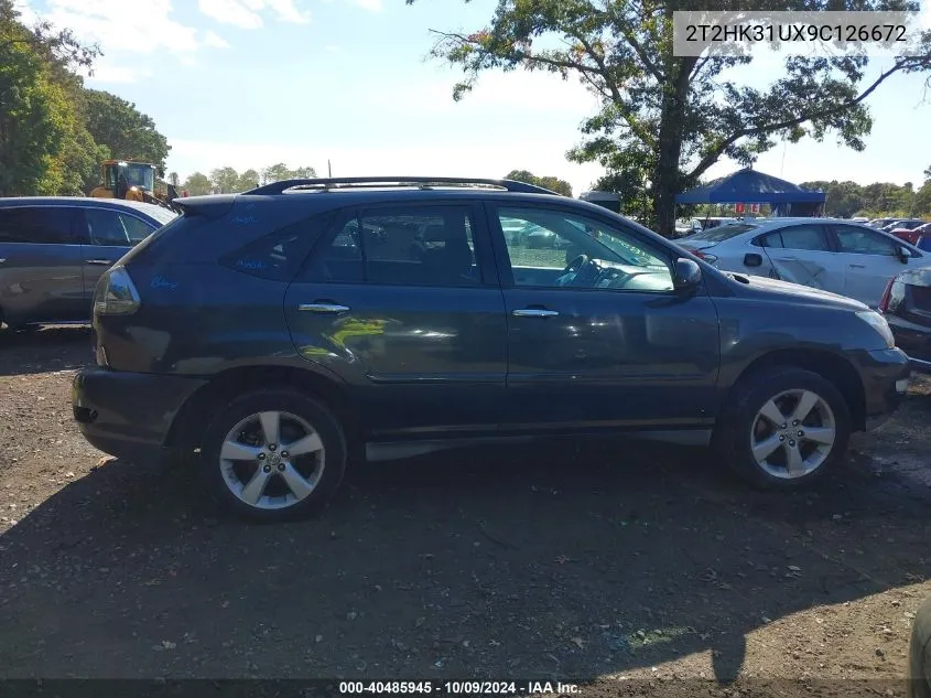 2009 Lexus Rx 350 VIN: 2T2HK31UX9C126672 Lot: 40485945