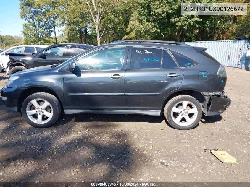 2009 Lexus Rx 350 VIN: 2T2HK31UX9C126672 Lot: 40485945