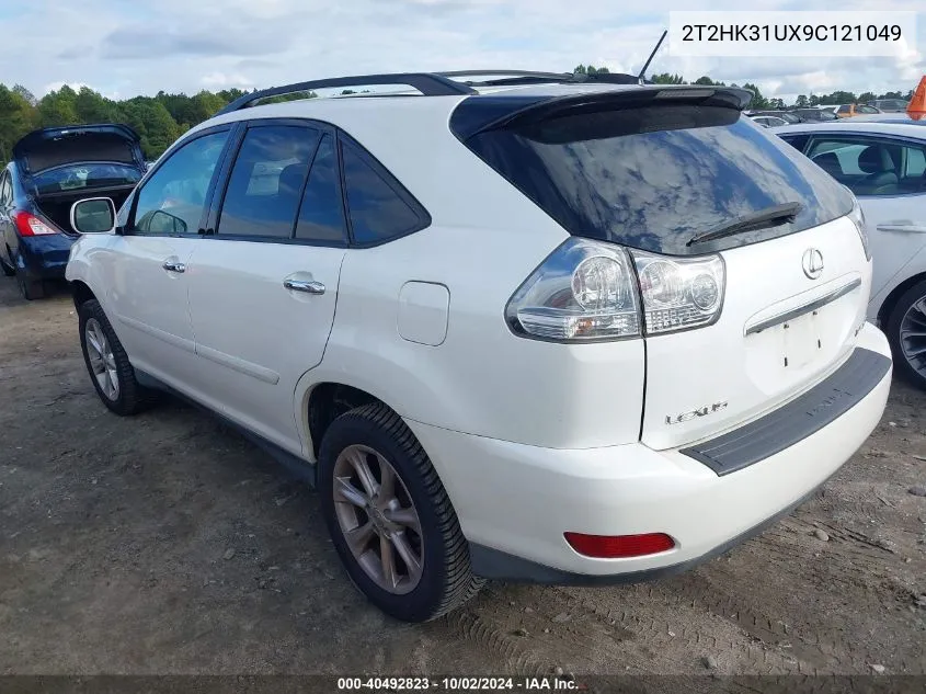 2T2HK31UX9C121049 2009 Lexus Rx 350