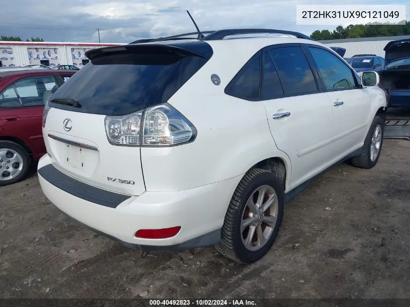 2009 Lexus Rx 350 VIN: 2T2HK31UX9C121049 Lot: 40492823