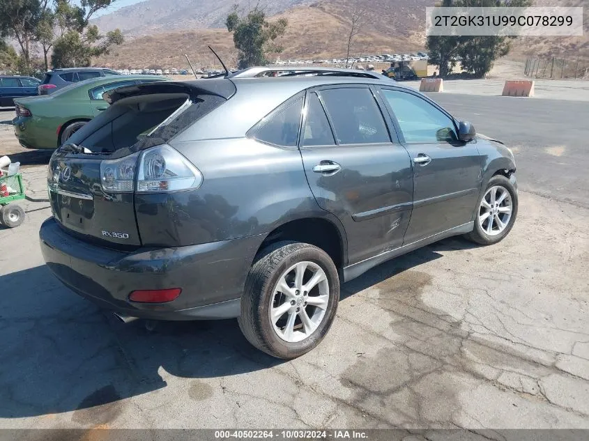 2T2GK31U99C078299 2009 Lexus Rx 350