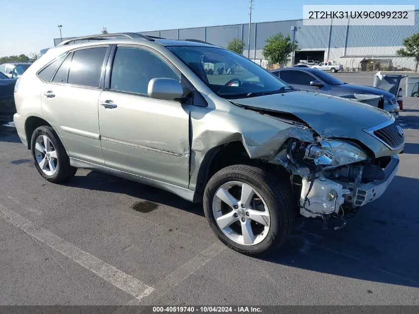 2009 Lexus Rx 350 VIN: 2T2HK31UX9C099232 Lot: 40519740