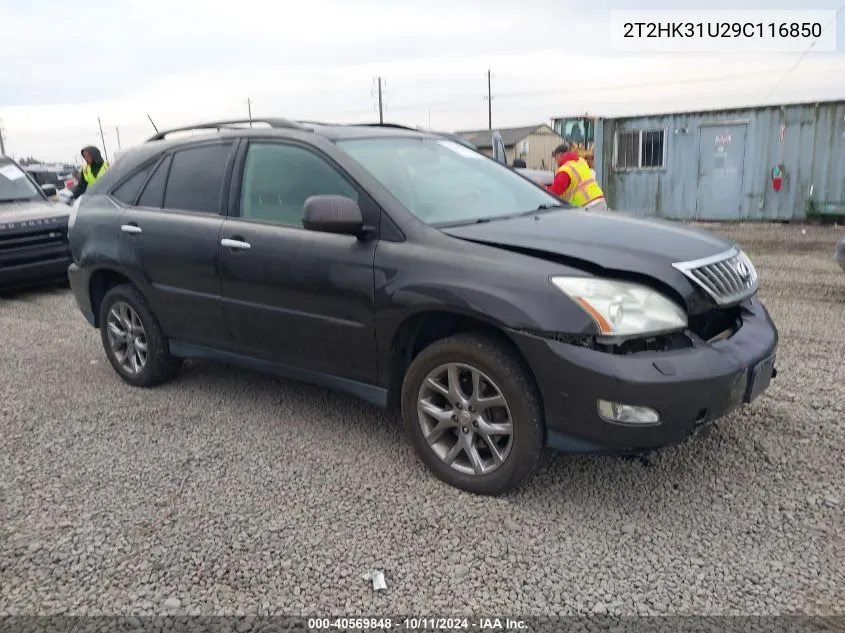 2009 Lexus Rx 350 350 VIN: 2T2HK31U29C116850 Lot: 40569848