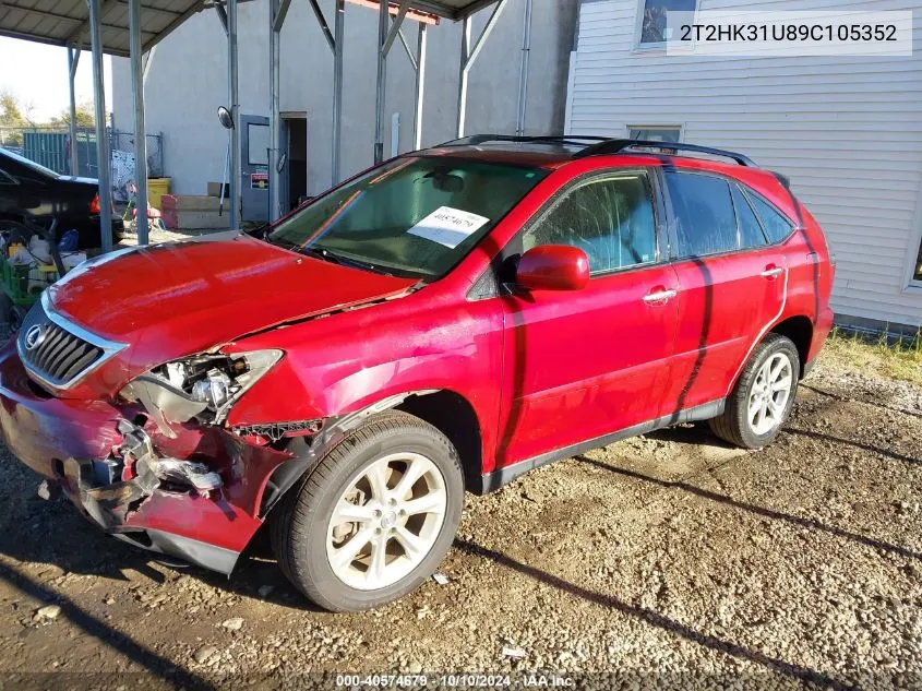 2009 Lexus Rx 350 VIN: 2T2HK31U89C105352 Lot: 40574679