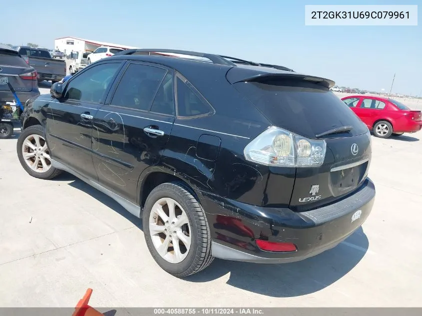 2009 Lexus Rx 350 VIN: 2T2GK31U69C079961 Lot: 40588755