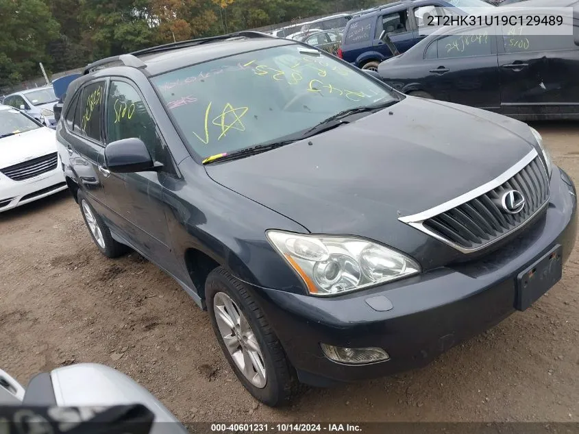 2009 Lexus Rx 350 VIN: 2T2HK31U19C129489 Lot: 40601231