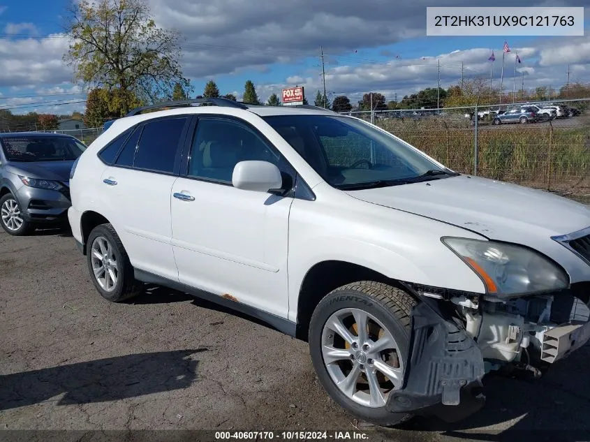 2009 Lexus Rx 350 VIN: 2T2HK31UX9C121763 Lot: 40607170