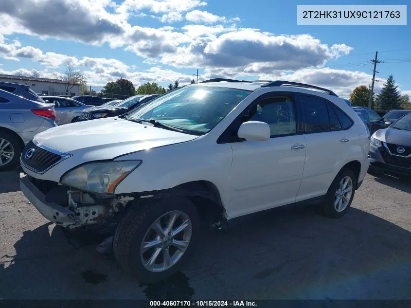 2009 Lexus Rx 350 VIN: 2T2HK31UX9C121763 Lot: 40607170