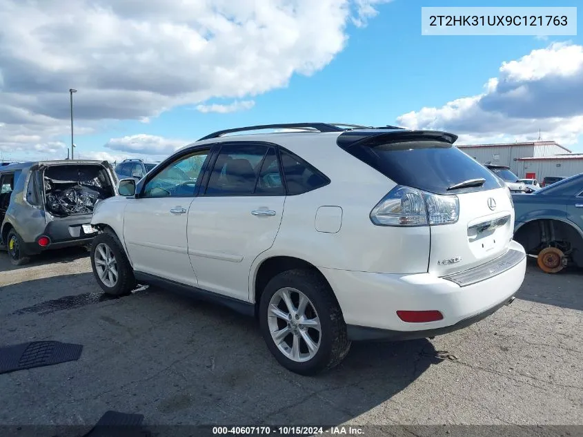 2009 Lexus Rx 350 VIN: 2T2HK31UX9C121763 Lot: 40607170