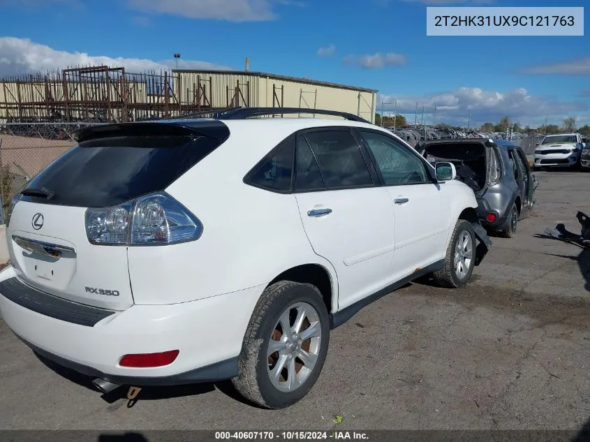 2009 Lexus Rx 350 VIN: 2T2HK31UX9C121763 Lot: 40607170