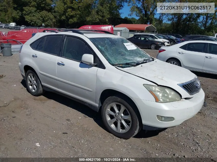 2009 Lexus Rx 350 VIN: 2T2GK31U19C062517 Lot: 40621700