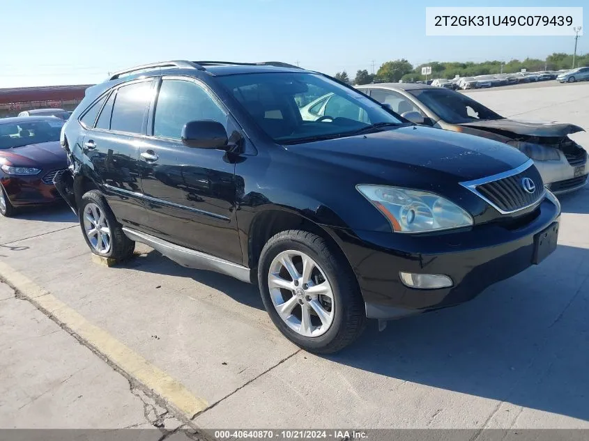 2009 Lexus Rx 350 VIN: 2T2GK31U49C079439 Lot: 40640870