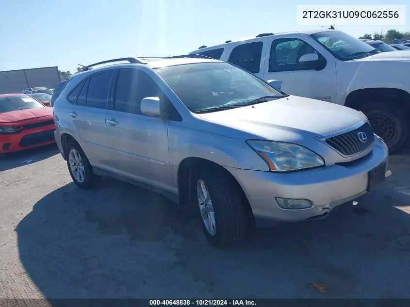 2009 Lexus Rx 350 VIN: 2T2GK31U09C062556 Lot: 40648838