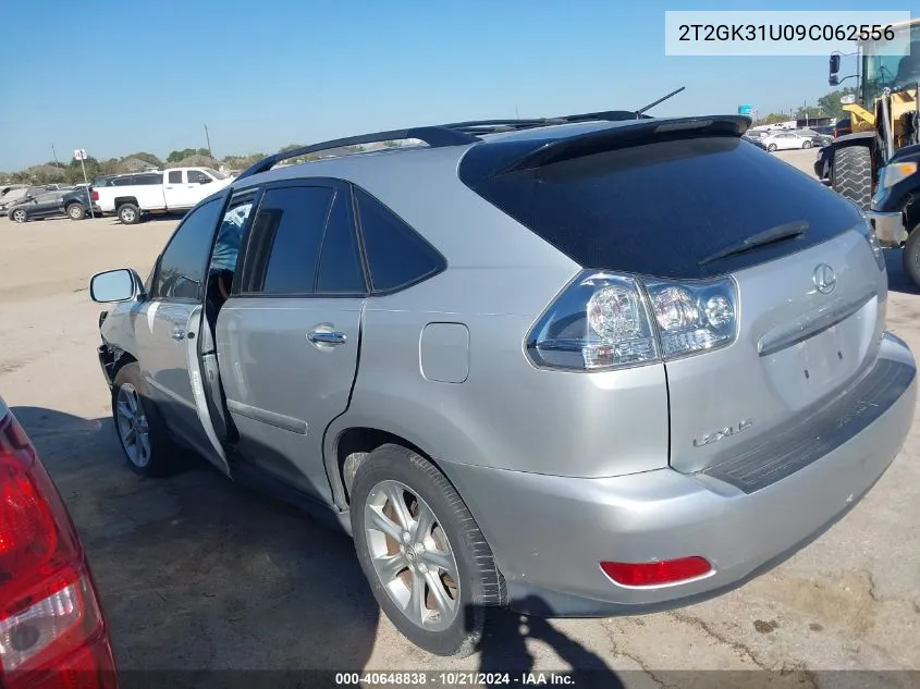 2009 Lexus Rx 350 VIN: 2T2GK31U09C062556 Lot: 40648838