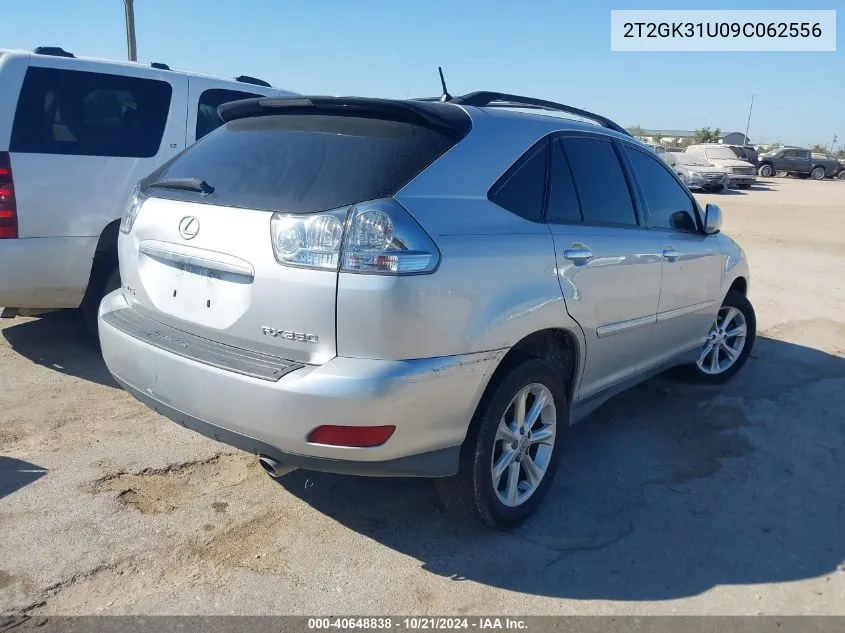 2009 Lexus Rx 350 VIN: 2T2GK31U09C062556 Lot: 40648838