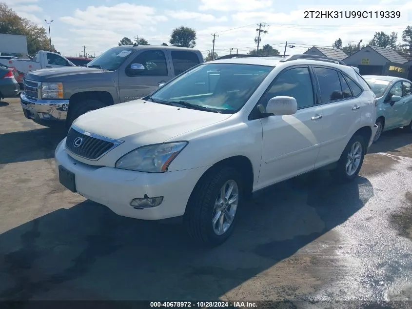 2009 Lexus Rx 350 VIN: 2T2HK31U99C119339 Lot: 40678972