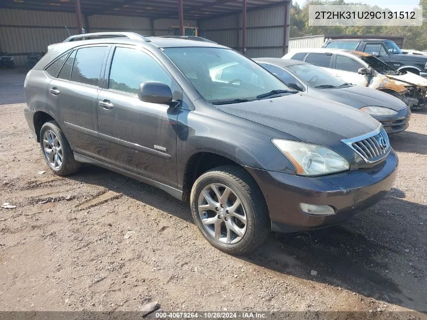 2009 Lexus Rx 350 VIN: 2T2HK31U29C131512 Lot: 40679264